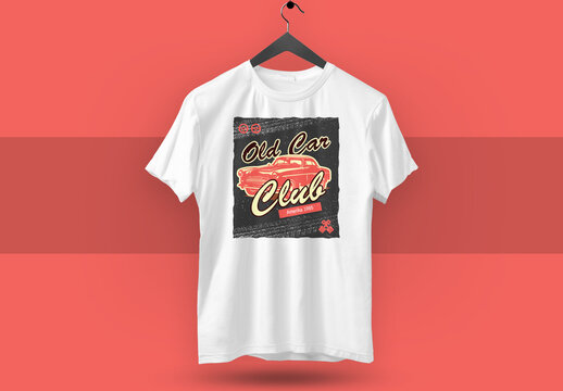 Vintage Old Car T Shirt Design