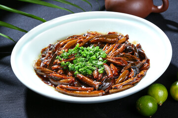 Chinese cuisine, Cantonese cuisine, Xiangyou eel shreds
