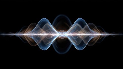 Abstract Light Wave Pattern