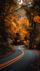 Discover the Breathtaking Beauty of an Autumn Foliage Drive: A Scenic Journey Through Vibrant Fall Colors