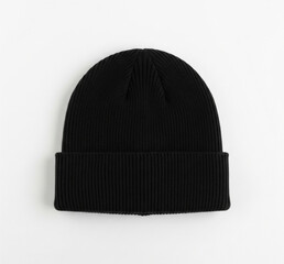 black baseball cap