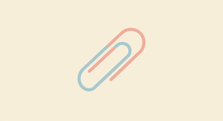 Obraz premium Two-tone clip art on a light background, used for organization, or design