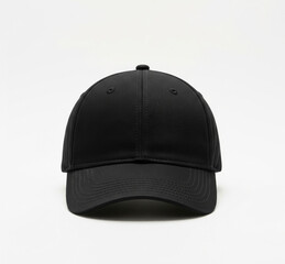 black baseball cap isolated
