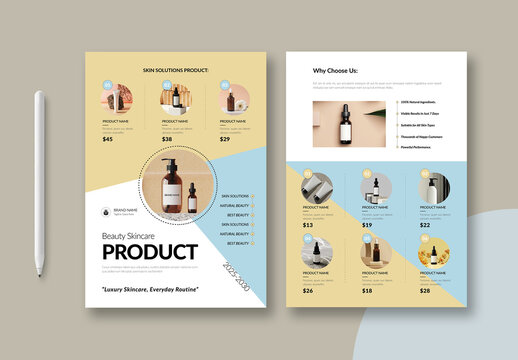 Catalog Flyer Design Layout
