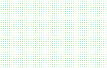 ライトグリーンの3色ドットスクエア背景イラスト