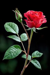 Red rose close-up (1)