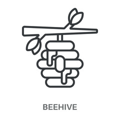 Simple Beehive Design Icon, Simple Style Design Inspiration For Any Logos Interface And Purpose