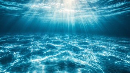 Obraz premium A calming undersea view slow waves and ripples moving
