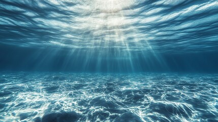 A calming undersea view slow waves and ripples moving