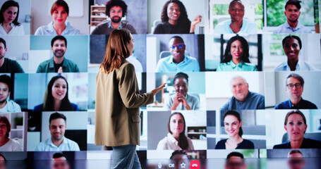 Engage In Online Training With Live Speaker At Virtual Event