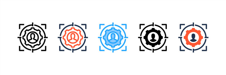 Core Focus icon set multiple style collection