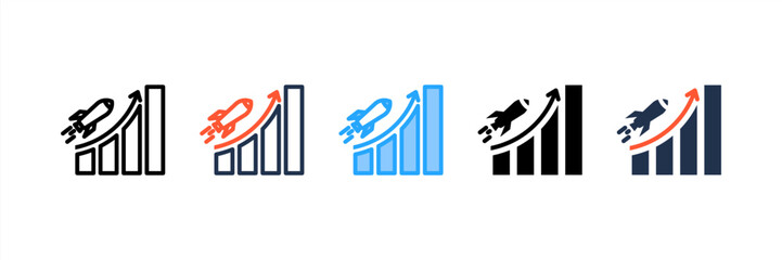 Thrive icon set multiple style collection