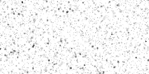 	
Terrazzo flooring interior grain vintage paint smooth design. Vector grunge dirty vintage wall overlay noise old wall black and white terrazzo granite floor structure distressed texture background.