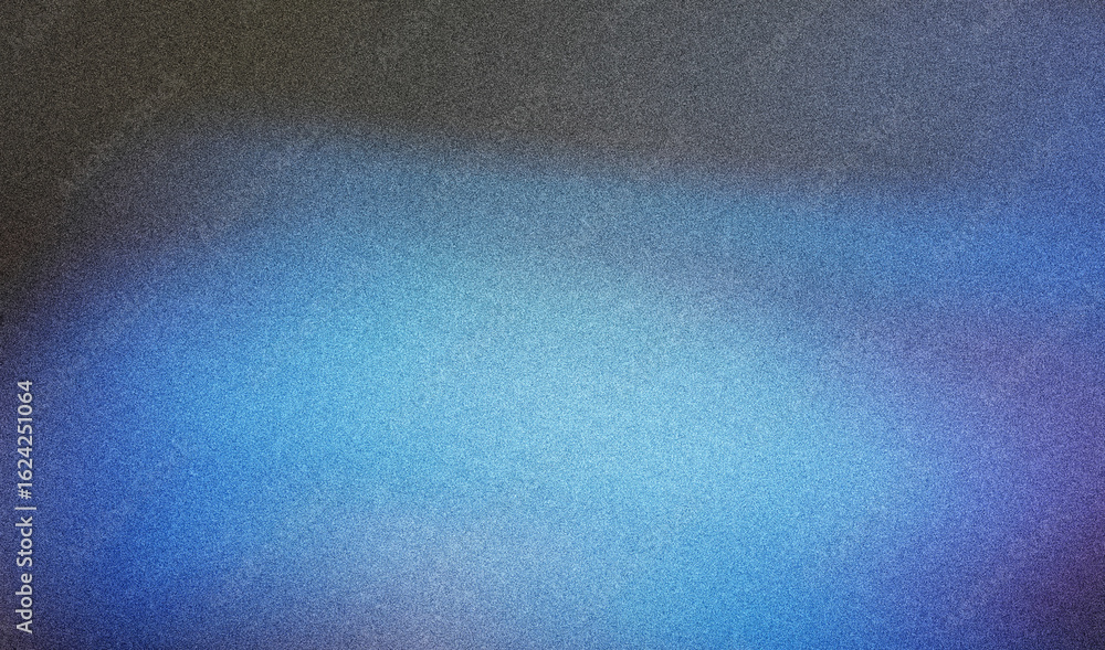 Poster blue noise gradient background with a textured grain effect