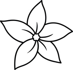 vector illustration of a flower