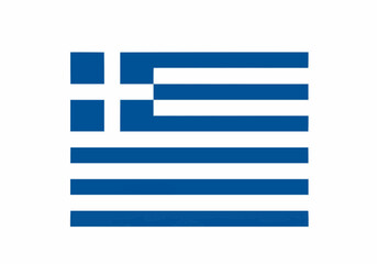 The flag of greece country
