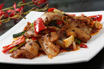 Chinese food, Cantonese food, Twice cooked pork