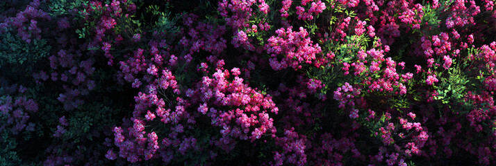 A Lush Celebration of Nature: Discover the Enchanting Beauty of a Bush Dotted with Vivid, Colorful Blossoms, Offering a Serene Escape into a Flourishing Floral Wonderland