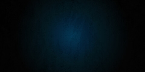 Dark blue grunge wall charcoal colors texture backdrop background. Black Board Texture or Background. abstract blue color design light with blue gradient background. Old wall texture cement.	