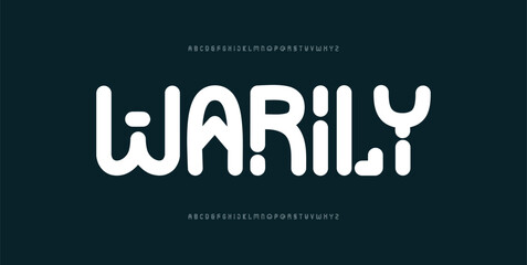 Creative modern urban alphabet fonts. Typography sport, game, technology, fashion, digital, future creative logo font.