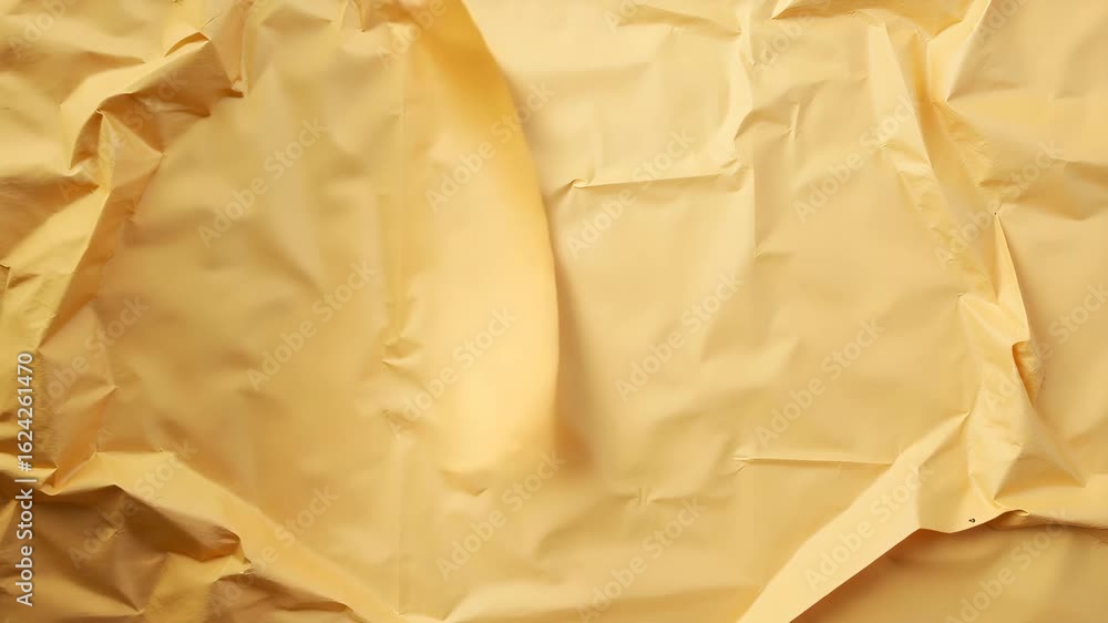 Aufkleber crumpled brown paper texture: close-up view of recycled craft paper for creative backgrounds - perfe