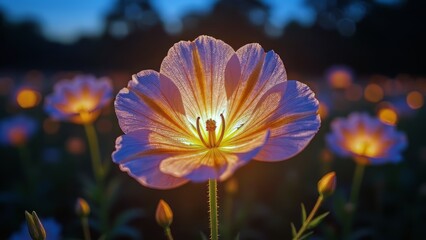 Close up of flowers in natural landscapes