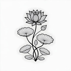 vector illustration of a flower