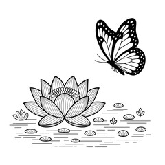 vector illustration of a flower