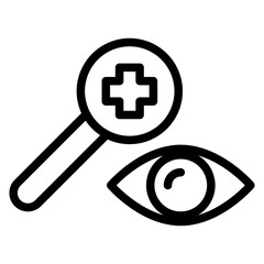 Obraz premium Eye Check icon