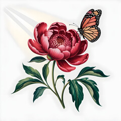 vector illustration of an abstract flower