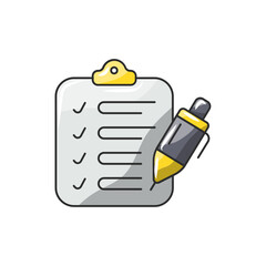 Clinical Notes Icon, Therapy Session Documentation Tool.