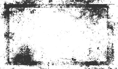 Grunge Textures with Distressed Effect, fame Grunge black and white pattern. Monochrome particles abstract texture Overlay Transparent grunge background