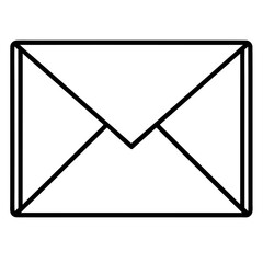 Simple Letter Envelope Icon