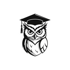 owl with graduation cap