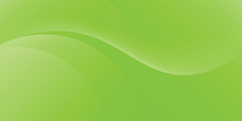 Modern abstract background. Wavy green and white background.