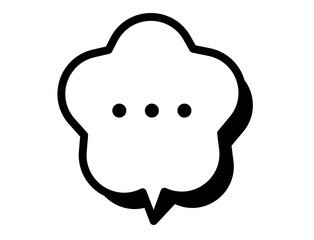 speech bubble icon 10H : cloud, bubble, speech, icon, symbol, illustration, vector, design, speech balloon icon, comics, cartoon style © HiRo