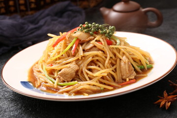 Chinese cuisine, Cantonese cuisine, shredded potato cakes