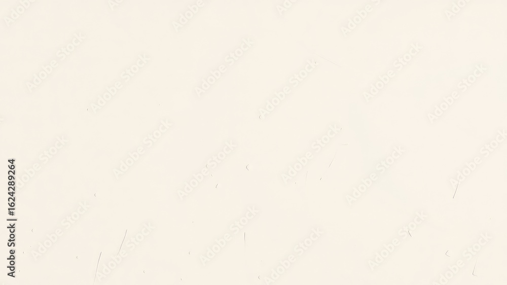 Poster soft pale white textured surface showing slight imperfections, scratches, and marks, creating subtle