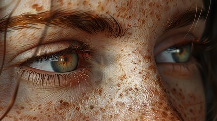 Photorealistic skin texture brushes for character art, designed to replicate the fine details of human skin. The brushes are demonstrated on a digital canvas, showing their ability to create 