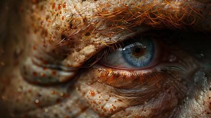 Photorealistic skin texture brushes for character art, designed to replicate the fine details of human skin. The brushes are demonstrated on a digital canvas, showing their ability to create 