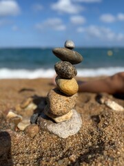 stones on the beach