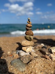 stones on the beach