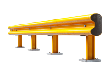 Guardrail isolated on transparent background, Clipart png