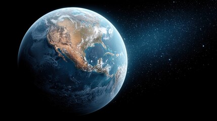 Earth View from Space: Planet, Globe, Astronomy, North America