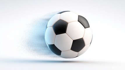 Fototapeta premium Soccer Ball Explosion: Football, Game, Abstract Art