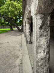 View inside the Vattakottai Fort which is a majestic fort constructed during the reign of the...