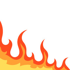 Fire Frame Corner Border