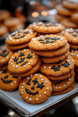 Plate of cookies with sprinkles.