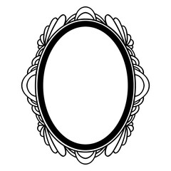 Luxury Frames Icon black