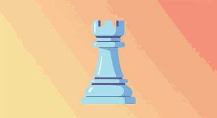 Rook on abstract. For chess, strategy, boardgames, puzzles, and education
